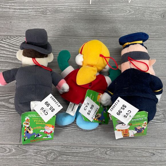 1999 Stuffins Frosty Beanies Karen Proffessor Hinkle Traffic Cop CVS with TAGS - Picture 10 of 12